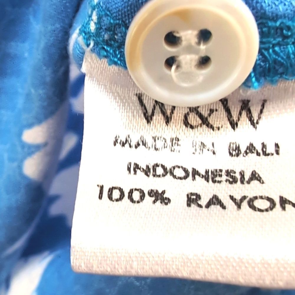 WALKER & WADE Day Tripper Tunic Dress in Cornflower Blue Sz Small - Picture 8 of 11